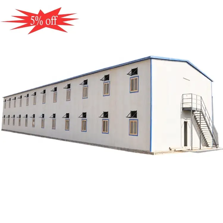 High quality steel prefabricated sandwich panel house 1