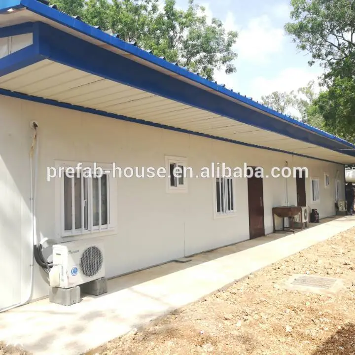 prefab camp house/prefabricated home kits/insulated prefab workers homes 1
