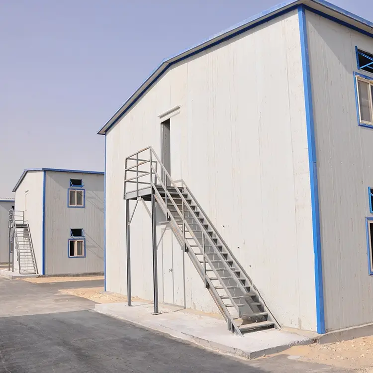 Promotion prefab Log Cabins Portable steel Prefabricated Log cabin kits House for sale1 1