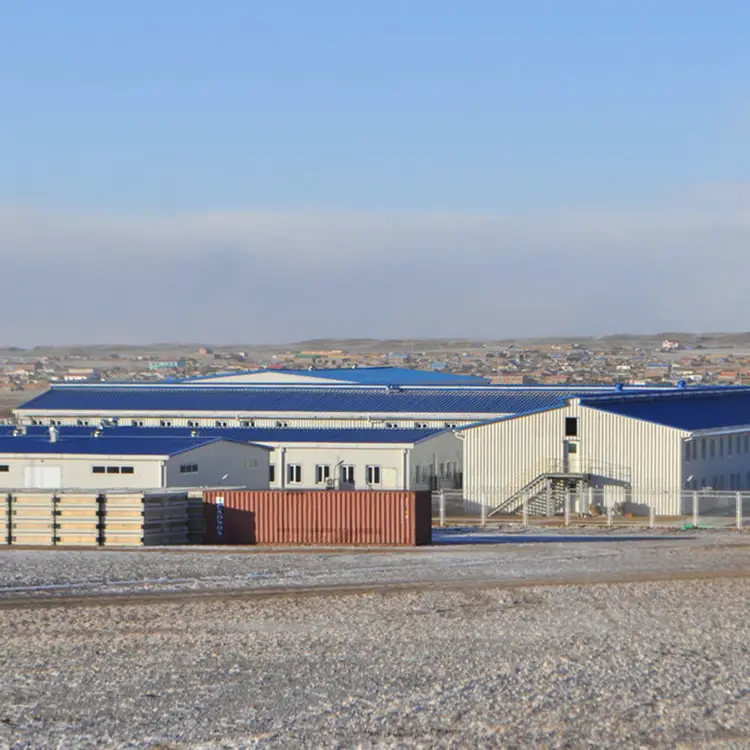 Large span prefabricated steel structure frame warehouse for sale 1