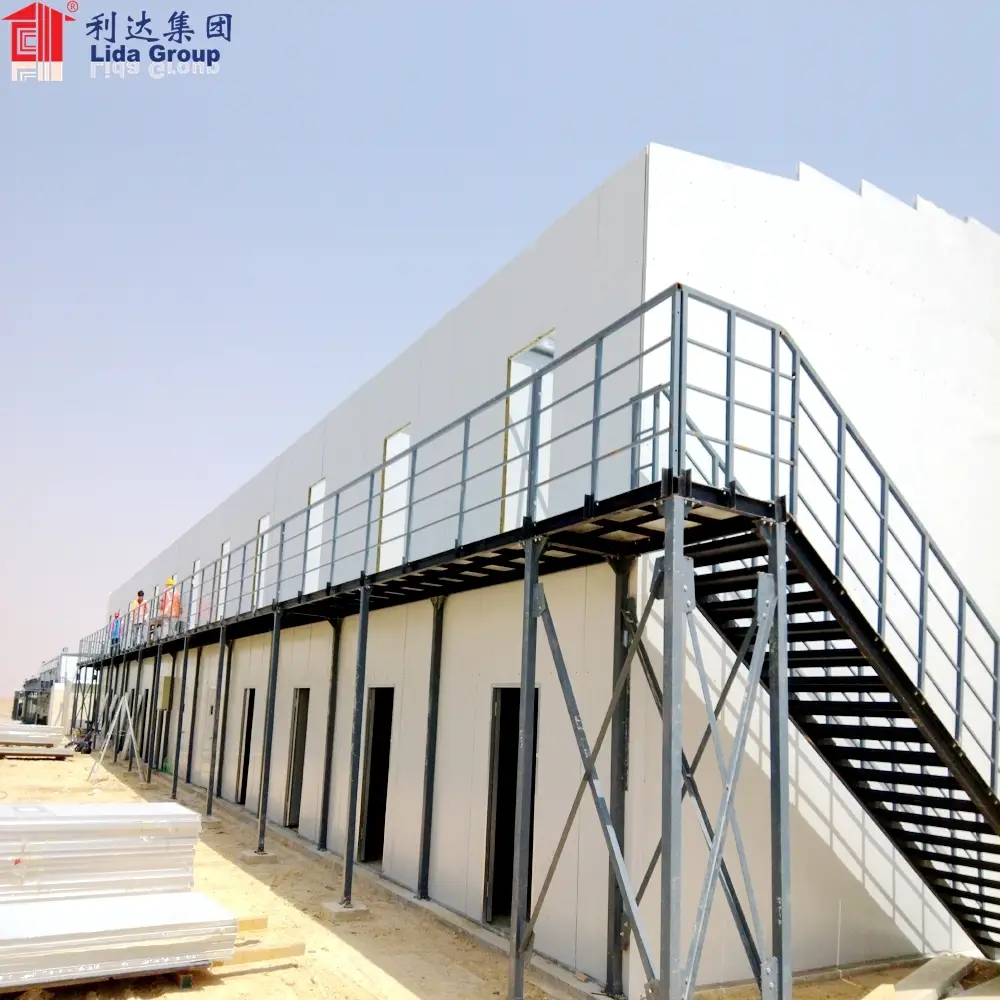 Low Cost prefab two floor house 1