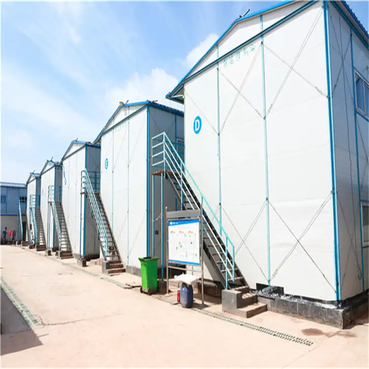Steel Structure Prefabricated House for Temporary Staff Labor Camp 1