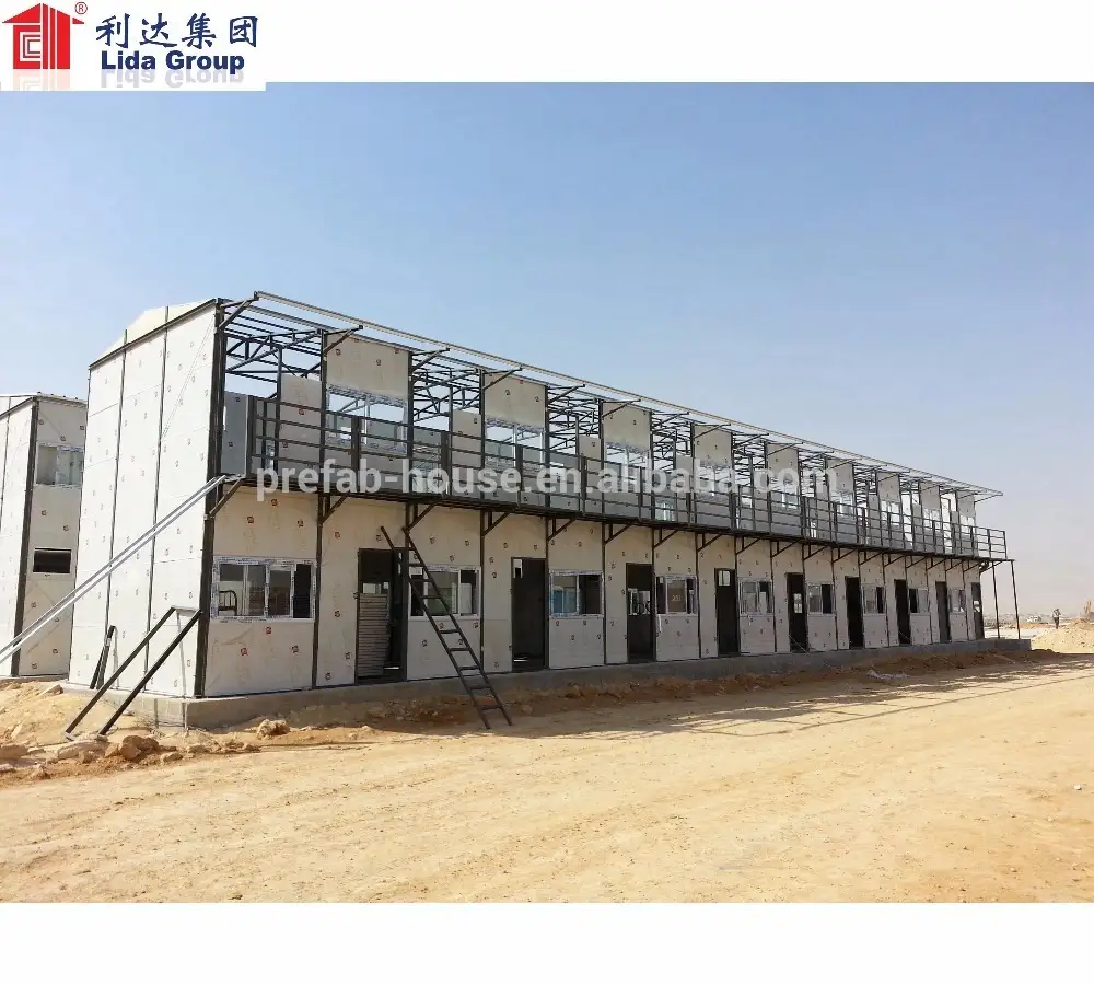 prefabricated House Workers dormitory labor camp in Nigeria 1