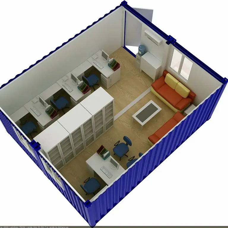 Modern Prefabricated Flat Pack Kit Homes And Containers 1