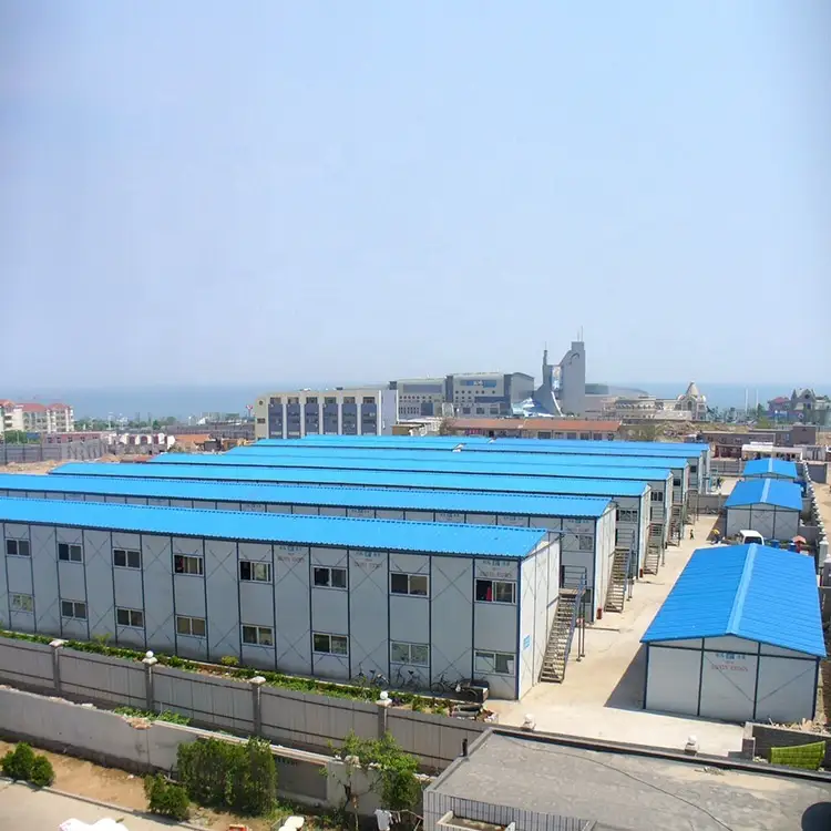 4000 people prefabricated labour camp Oil camp for workers dormitory and engineers office with free design 1