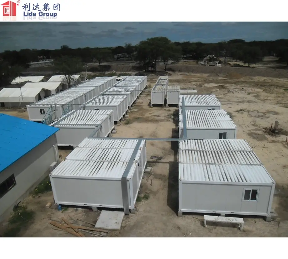 Modular Flat Pack Container House Camp for Temporary Office&living 1
