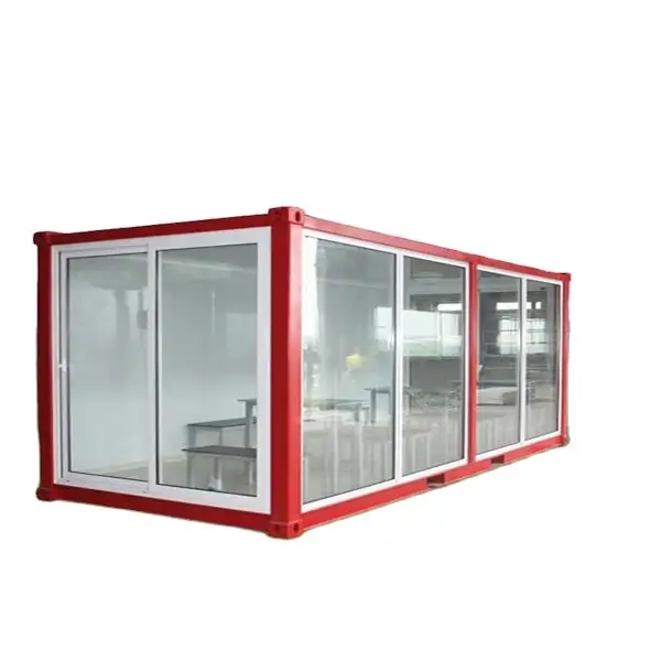 Flat pack movable prefabricated modular living container house for labor camp,accomodication 1