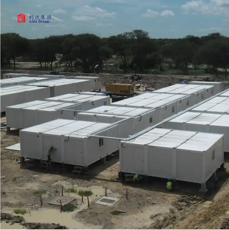 cheap price mobile container house for laobr camp accommodation and office 1