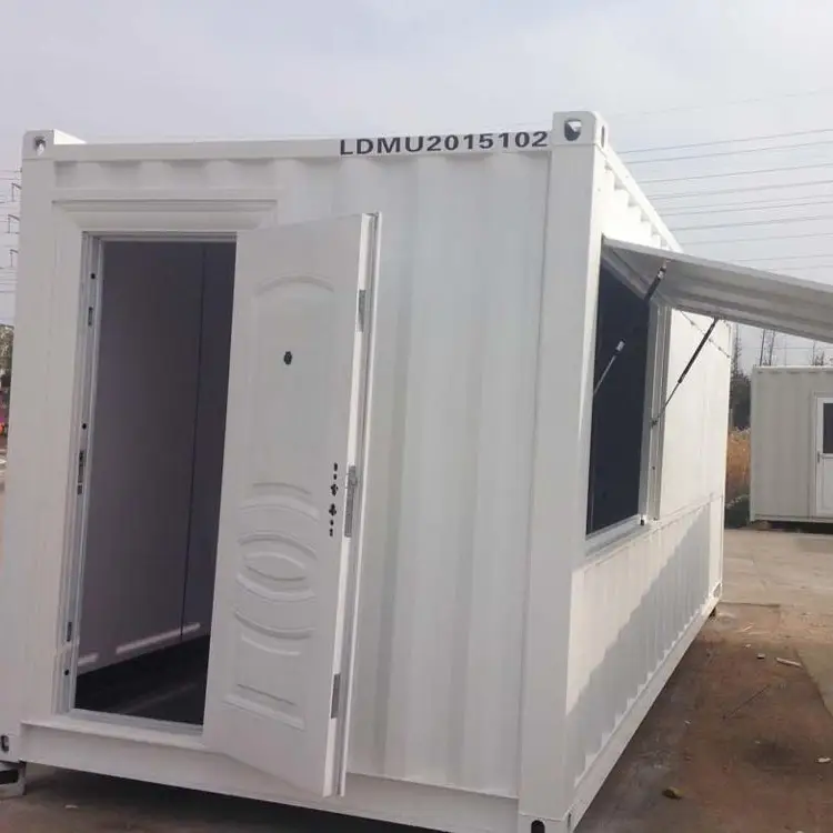 Mini wooden house camper trailer 1