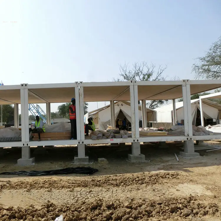 folding 20ft shipping used container house frame for sale 1