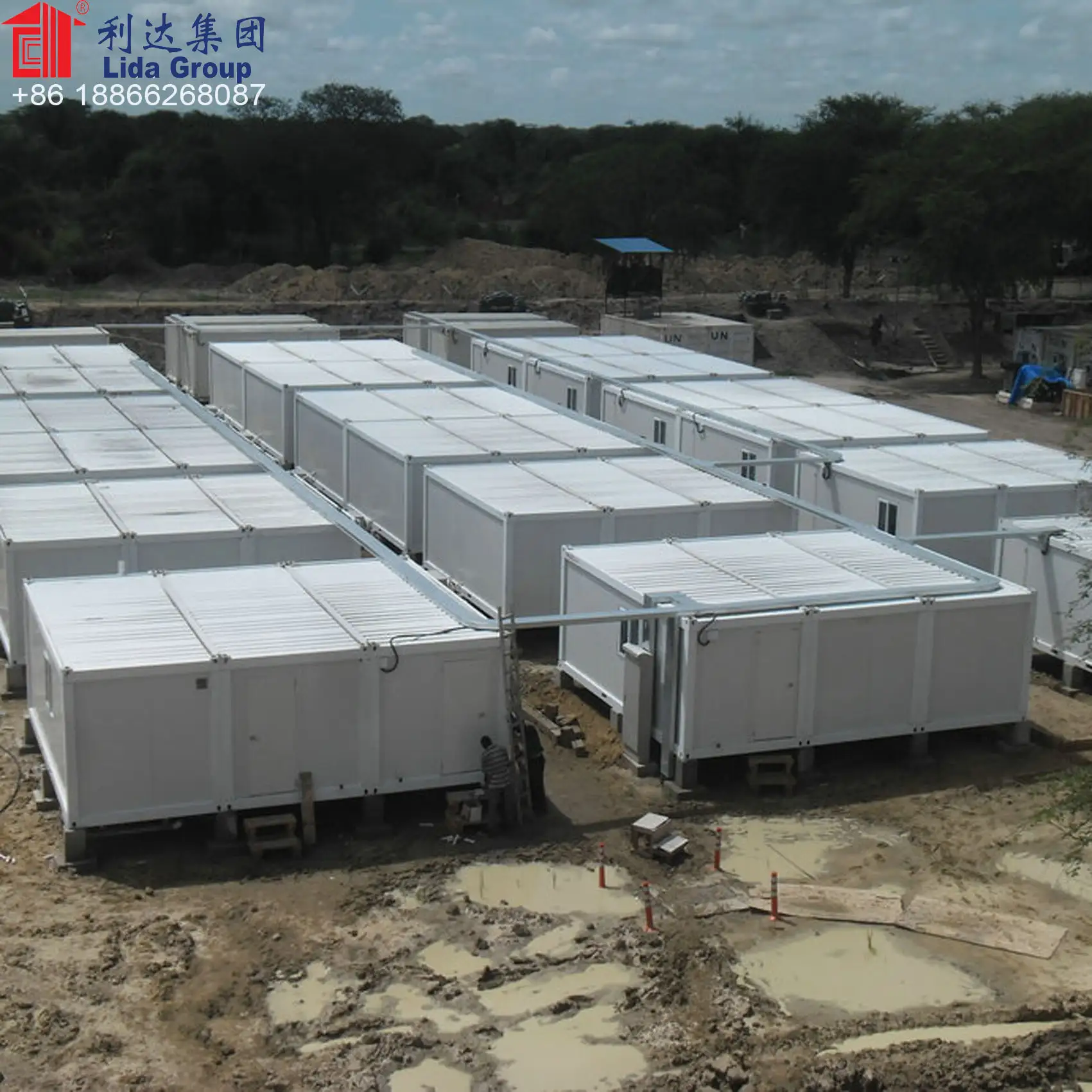 UN army container house camp 1