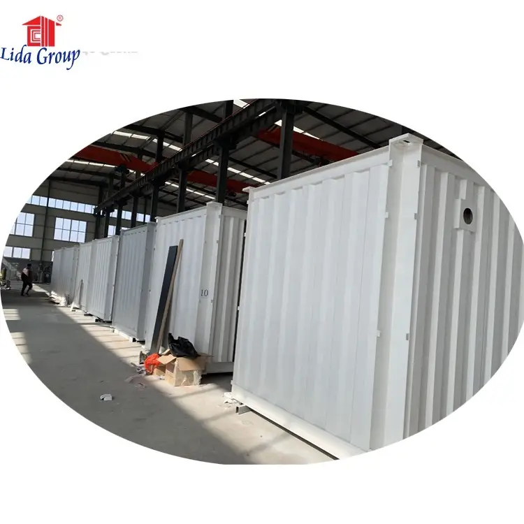 20ft modern mobile container house luxury coffee bar prefab container 1