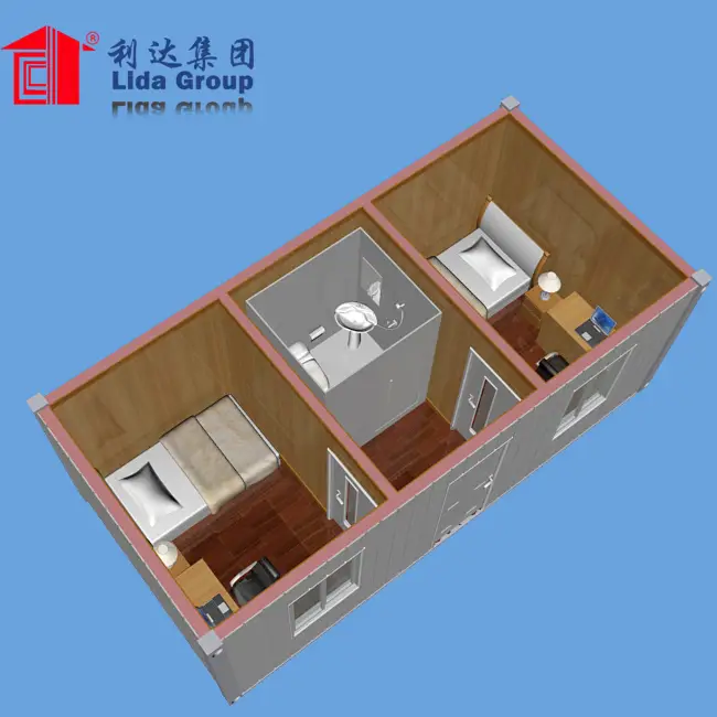 20ft prefab foldable container office 1