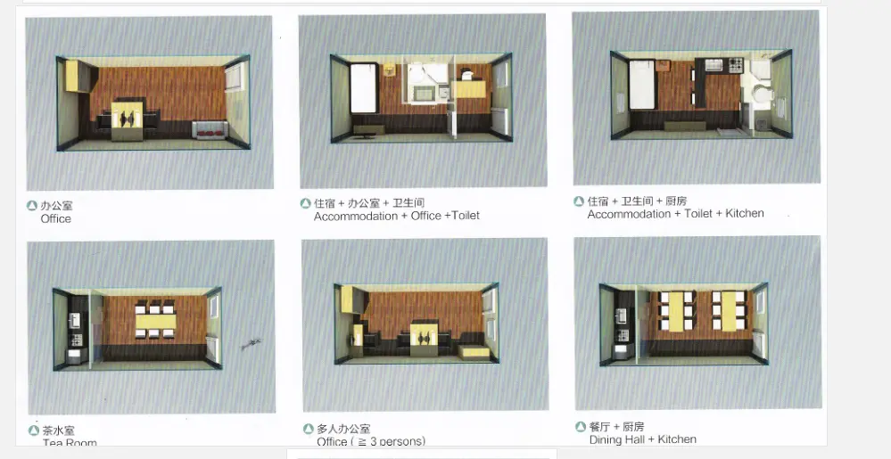 Lida Group High-quality 20ft shipping container for sale factory used as booth, toilet, storage room 9