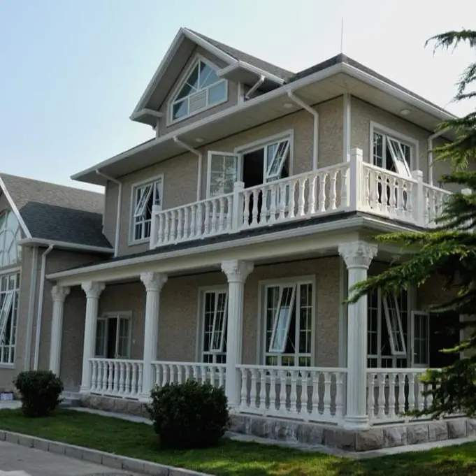 two floors lightgage steel joist structure villa house steel structure villa building 1
