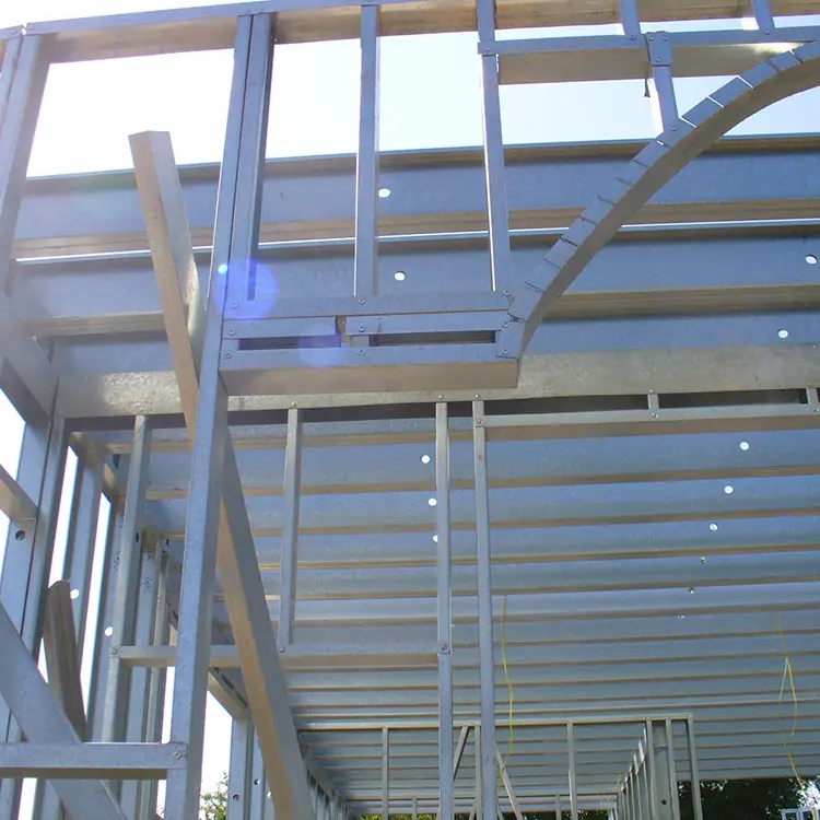 Modern and luxury house prefab light steel villa made in china 1