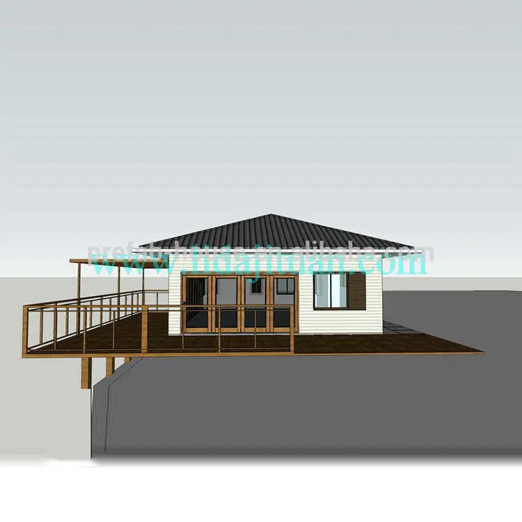 Modular luxury homes iso container modern steel villa manufacturer 1