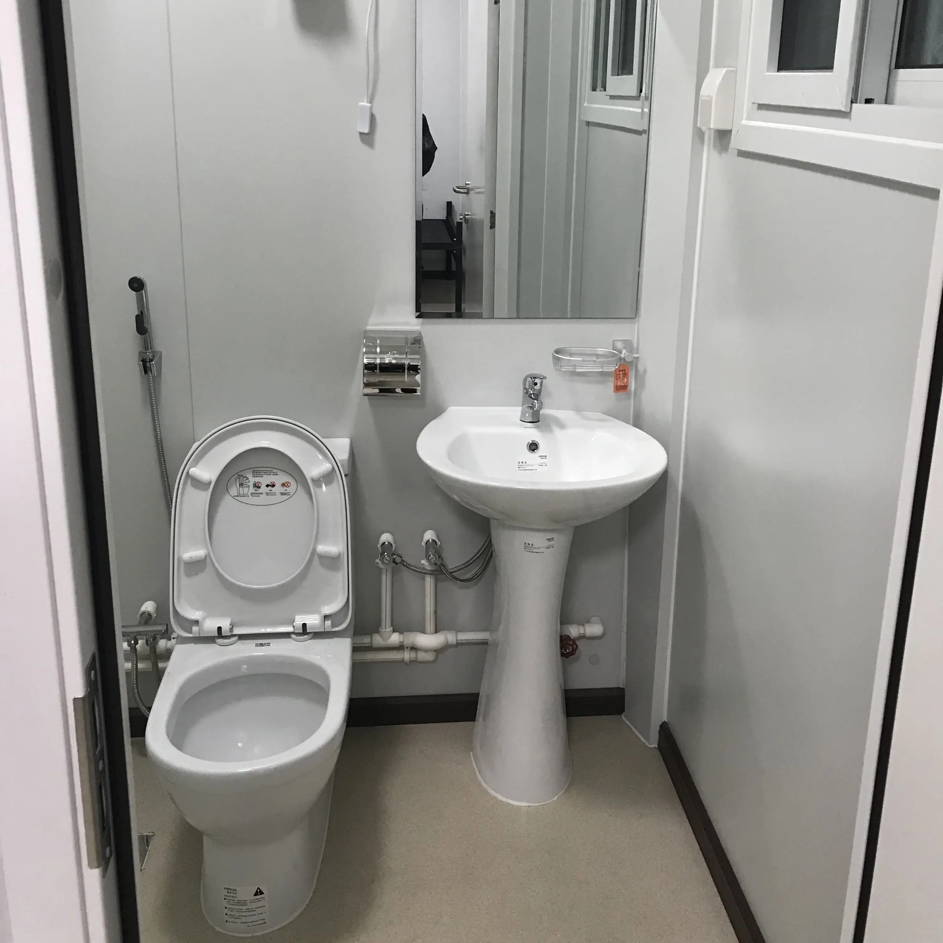 Proyecto de gas y petróleo sitio de construcción alojamiento para trabajadores temporales campamento de casas contenedor de montaje rápido 1