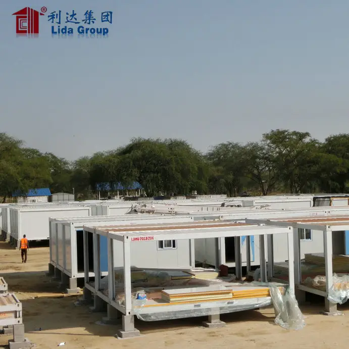 Angola Africa Ethiopia easy and fast assemble modular house camp 1