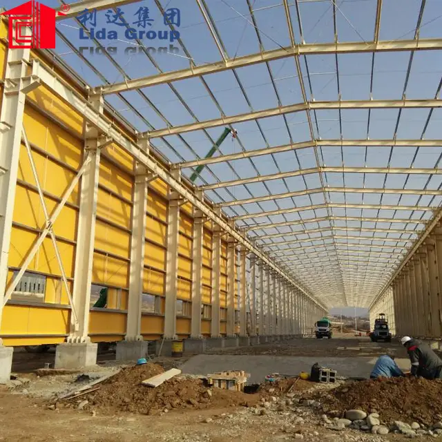 fabrication light weight steel structure warehouse function hall design 1