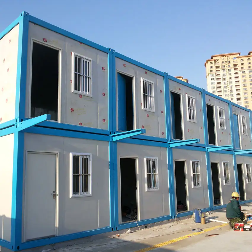 LNG Gas project site labour container house accommodation 1