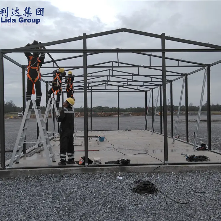 300~3000 people standard prefab labor house for big camp 1