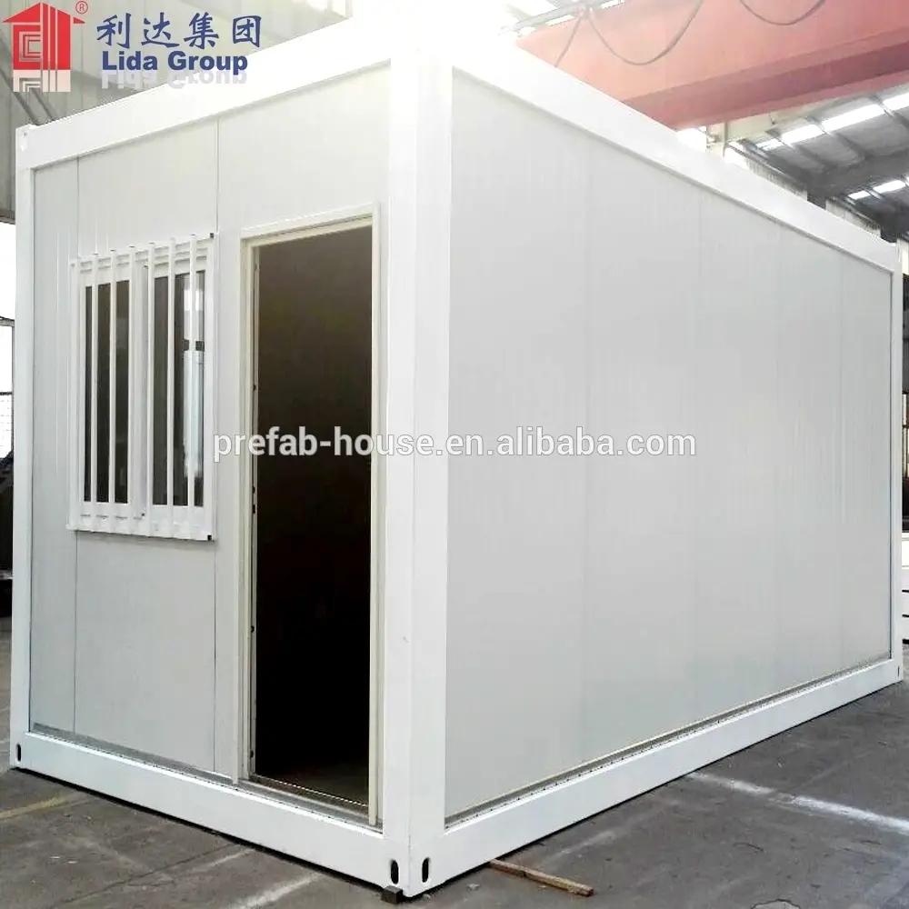 6.06m length 2.438m width flat pack container house for camp 1