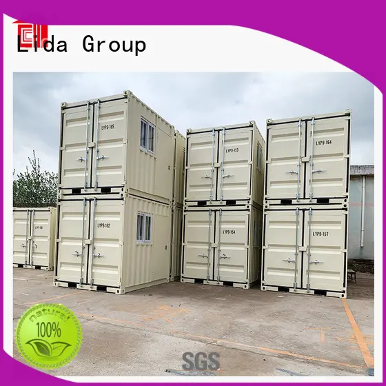 Lida Group cargo crate homes for business used as kitchen, shower room 1