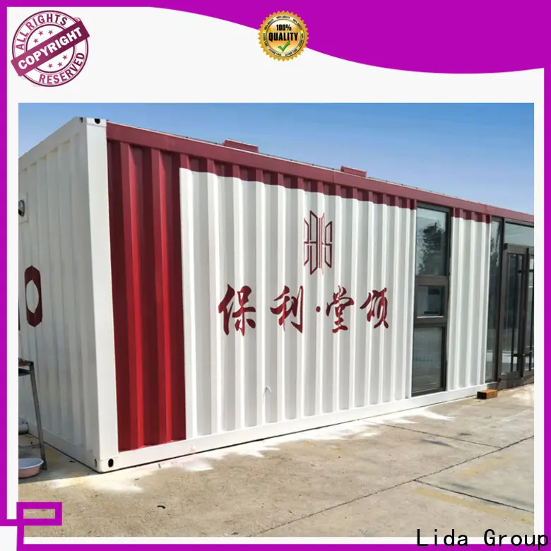 Top container ship price company used as booth, toilet, storage room 1