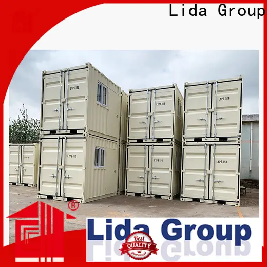 Top containers turned into houses company used as booth, toilet, storage room 1