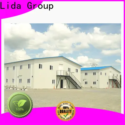 Lida مجموعة مصانع المنازل الاسكندنافية الجديدة المستخدمة كمنزل لمعسكر العمل 1