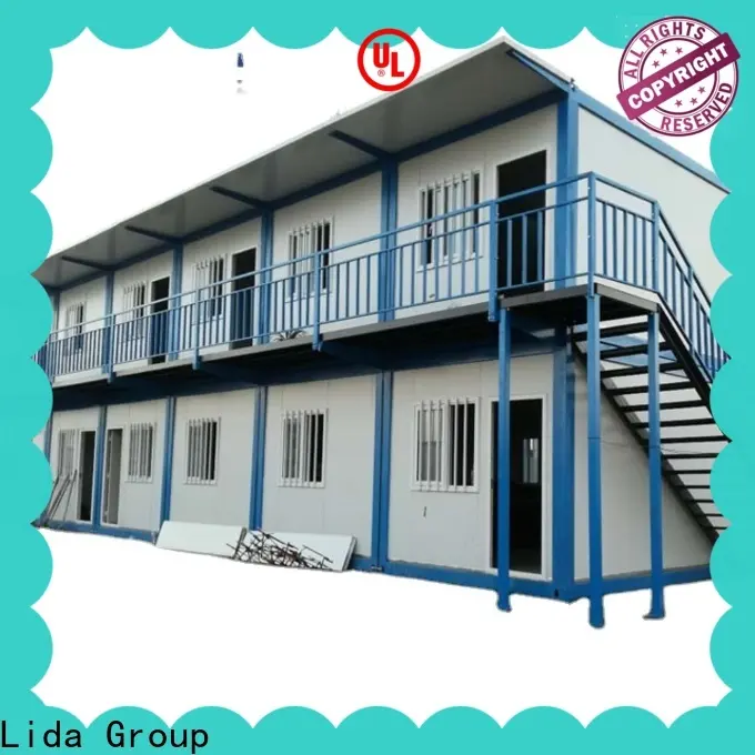 Lida مجموعة شركة المنازل الجاهزة الجديدة المكونة من غرفتي نوم لمنزل مخيم اللاجئين 1