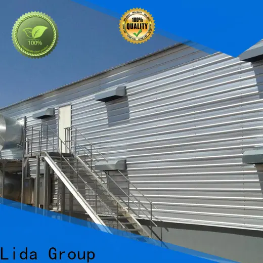 Lida يتم شحن مجموعة البناء الفولاذي إلى الأعمال التجارية لمزرعة الدواجن 1