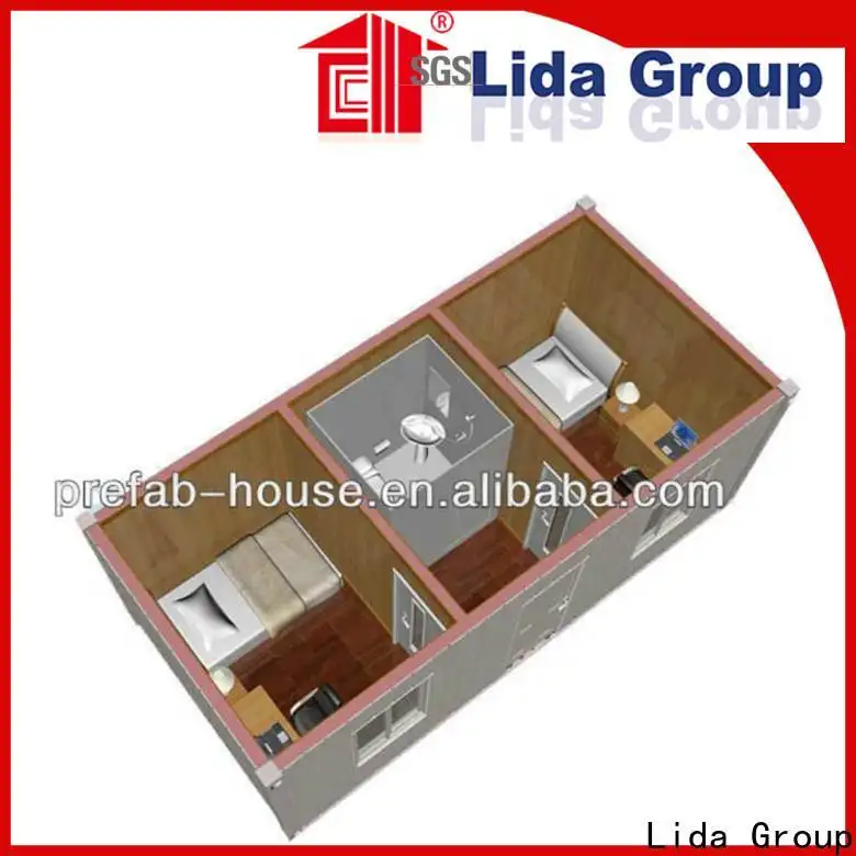 Lida المجموعة أحدث المباني الجاهزة الحديثة التي تم شحنها للأعمال التجارية من أجل Kiosk and Booth 1