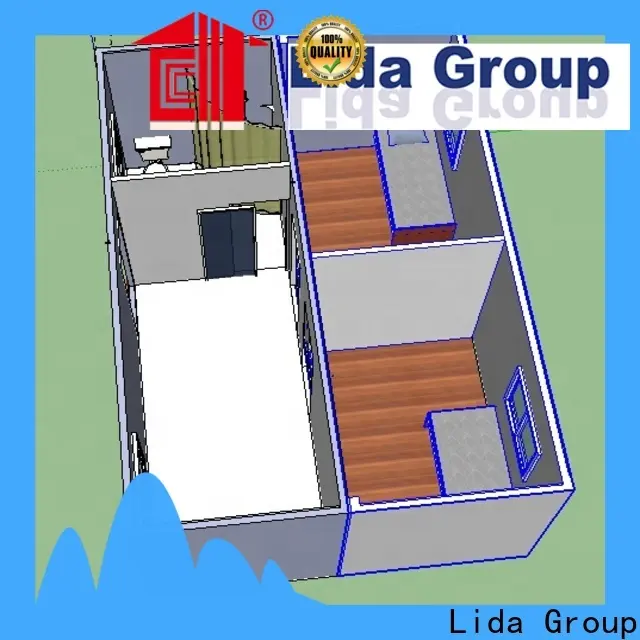 Lida تستخدم مجموعة الشركات المصنعة لحاويات الشحن الجاهزة ككشك ومرحاض وغرفة تخزين 1