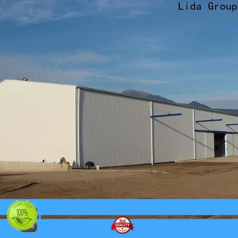 Lida Los precios de los edificios de garajes de acero del grupo se envían a la empresa para el taller. 1
