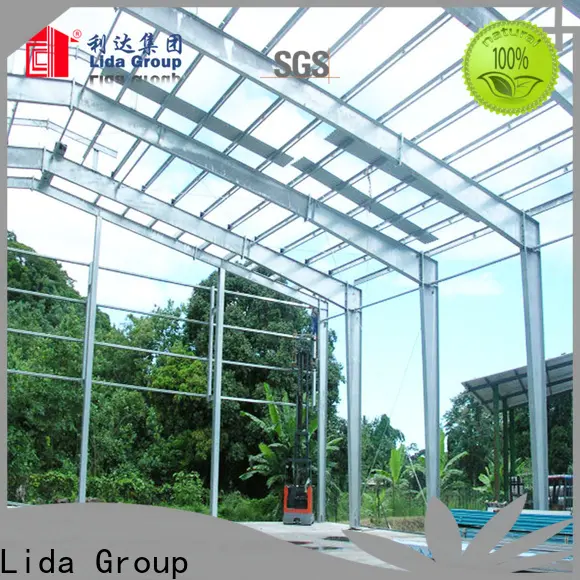 Lida Group steel frame buildings for sale shipped to business for workshop 1
