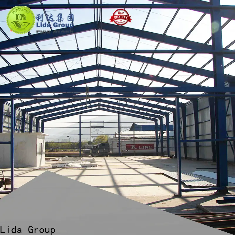 Último proceso de construcción de estructuras de acero Suministro para granja avícola 1