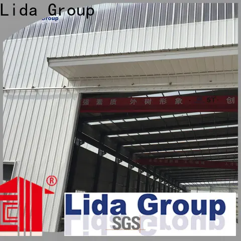 Lida Group steel structure erectors shipped to business for poultry farm 1