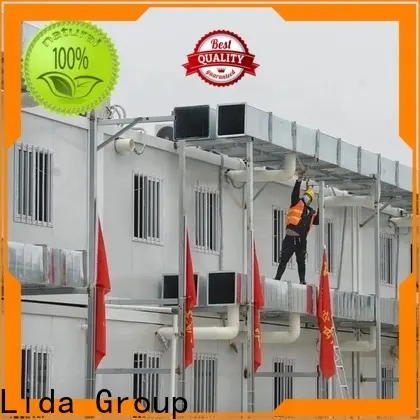Lida Espacios habitables para contenedores de envío grupales. Los proveedores se utilizan como oficina, sala de reuniones, dormitorio y tienda. 1