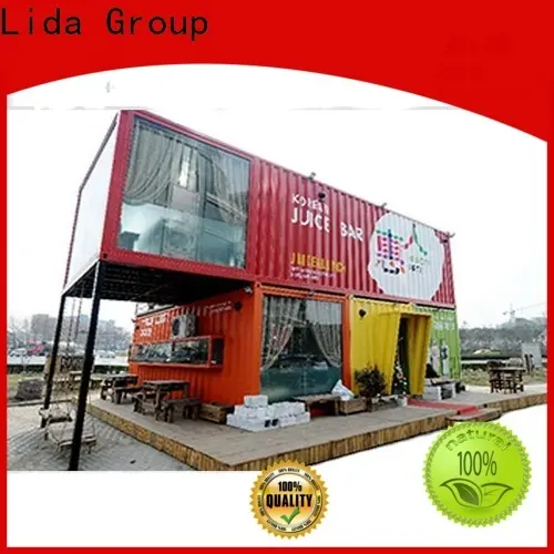 Lida Fábrica de casas de contenedores de envío de alta calidad del grupo utilizada como oficina, sala de reuniones, dormitorio, tienda 1