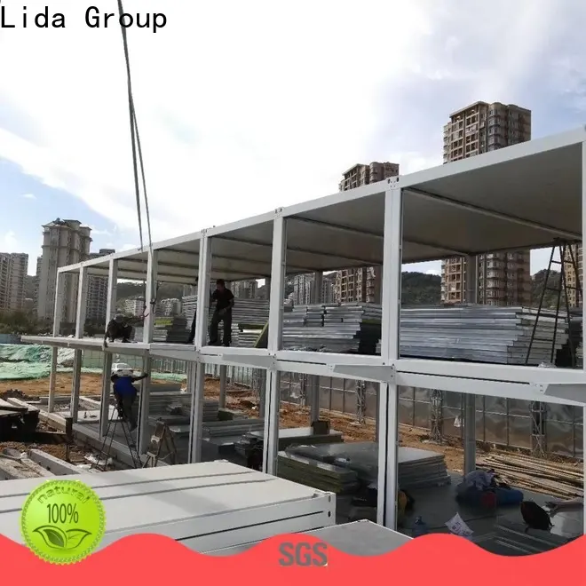 Lida Fabricantes grupales de cajas de envío metálicas utilizadas como oficina, sala de reuniones, dormitorio y tienda. 1