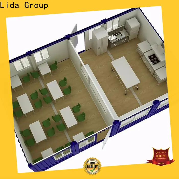 Venta al por mayor de 6 contenedores de envío para empresas domésticas utilizadas como cocina y cuarto de ducha 1