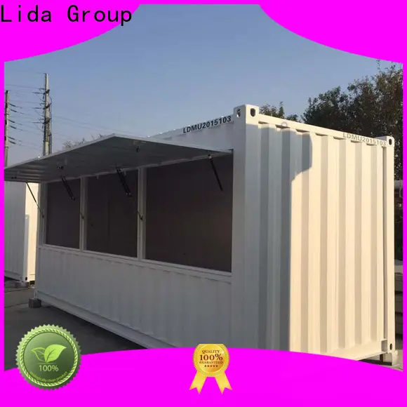 Lida Grupo de contenedores marítimos nuevos a la venta enviados a una empresa utilizados como cocina y baño 1