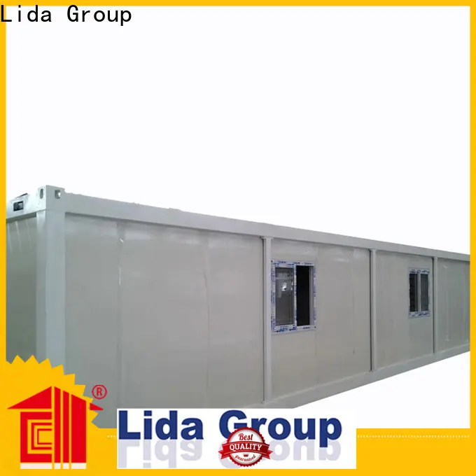 Lida Contenedor de envío prefabricado al por mayor del grupo enviado a empresas utilizadas como oficina, sala de reuniones, dormitorio, tienda 1