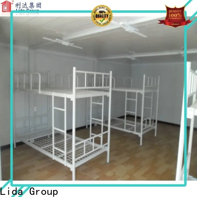Lida Group how to build a container home shipped to business used as booth, toilet, storage room 1