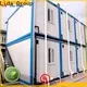 Venta al por mayor de dos contenedores a domicilio enviados a la empresa utilizados como stand, baño y trastero 1