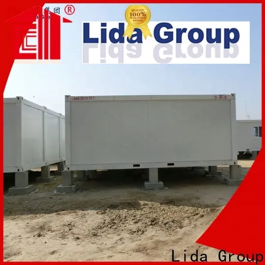 Lida Fábrica de diseños de casas de contenedores de envío de la mejor calidad del grupo, utilizada como stand, baño y trastero 1
