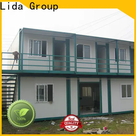 Lida Casas de contenedores de envío personalizadas por dentro y por fuera enviadas a empresas utilizadas como oficina, sala de reuniones, dormitorio o tienda. 1