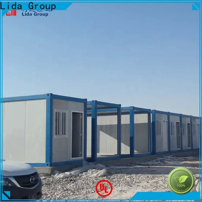 Lida Group sea container construction shipped to business used as booth, toilet, storage room 1